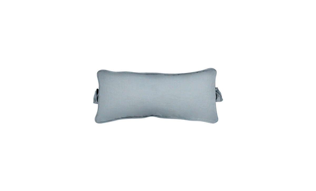 Ledge Lounger Signature Headrest Pillow pool chaise headrest pillow — storm fabric