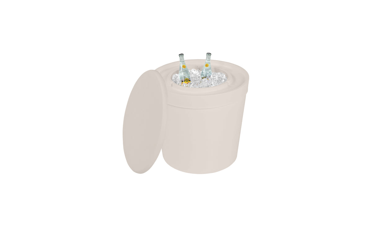 Ledge Lounger Signature Ice Basin in-pool ice basin — cloud resin colour