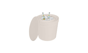 Ledge Lounger Signature Ice Basin in-pool ice basin — cloud resin colour