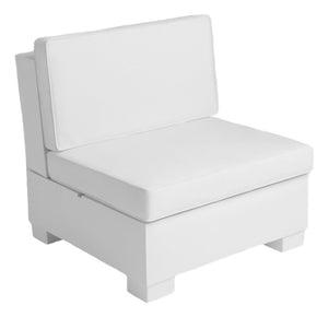 Ledge Lounger Signature Sectional Middle in-pool sectional middle seat — middle section, main product view