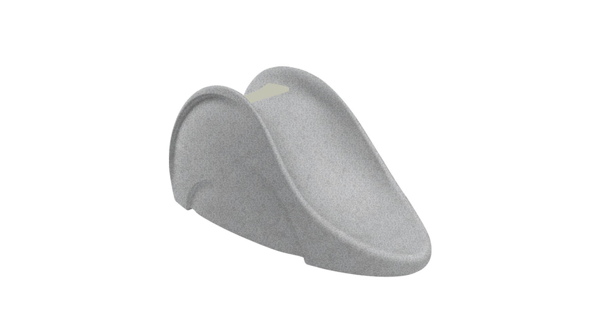 Ledge Lounger Signature Slide in-pool kids slide — granite gray resin colour
