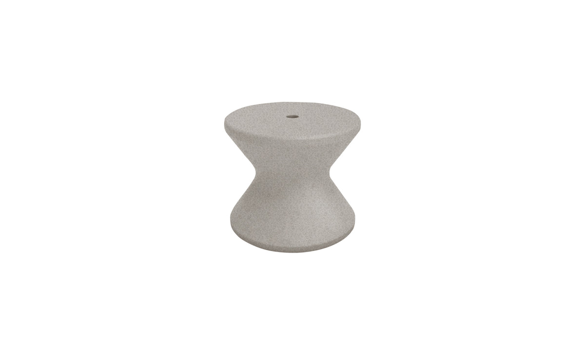 Ledge Lounger Signature Standard Side Table in-pool side table — sandstone resin colour