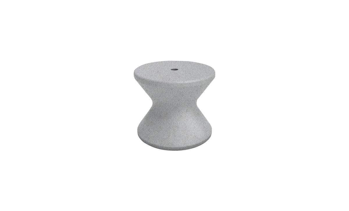 Ledge Lounger Signature Standard Side Table in-pool side table — granite gray resin colour