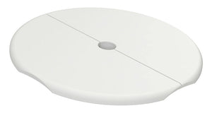 Ledge Lounger Signature Side Table Lid ice bin side table lid — white lid, main product view