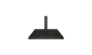 Ledge Lounger classic steel umbrella base — shown with the pole socket in view