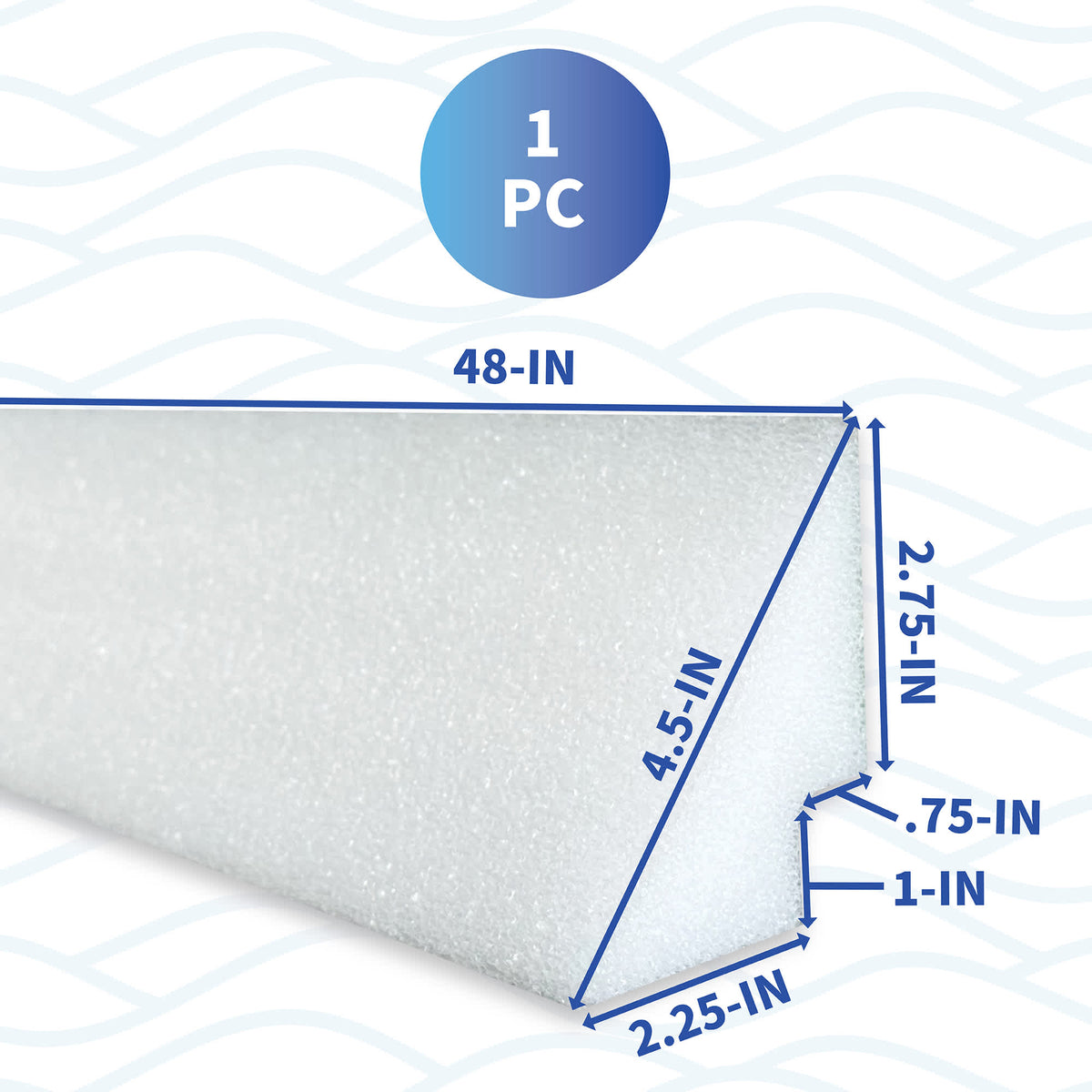 Blue Wave 48-in Peel and Stick Above Ground Pool Cove Pool Liner — 1