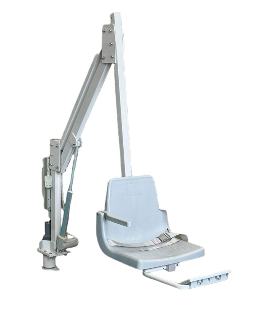 Global Pool Products R-450R reach pool lift – studio view