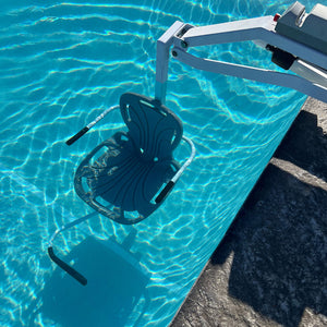 Spectrum Aquatics Aqua Buddy V2 ADA pool lift — side view