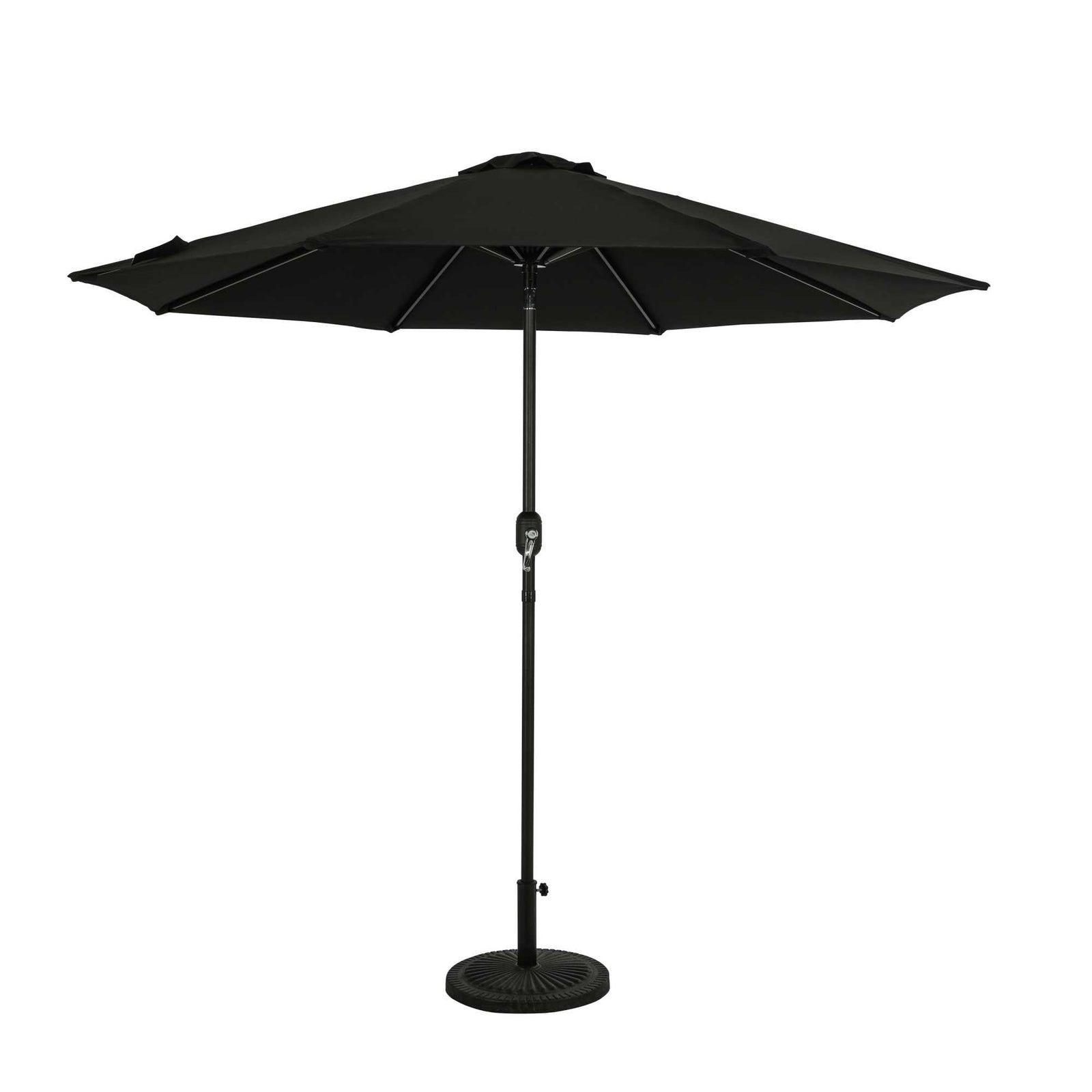 Island Umbrella Mirage 9-ft Octagonal Auto-Tilt Market Umbrella - Breez-Tex Canopy Patio Furniture & Umbrella