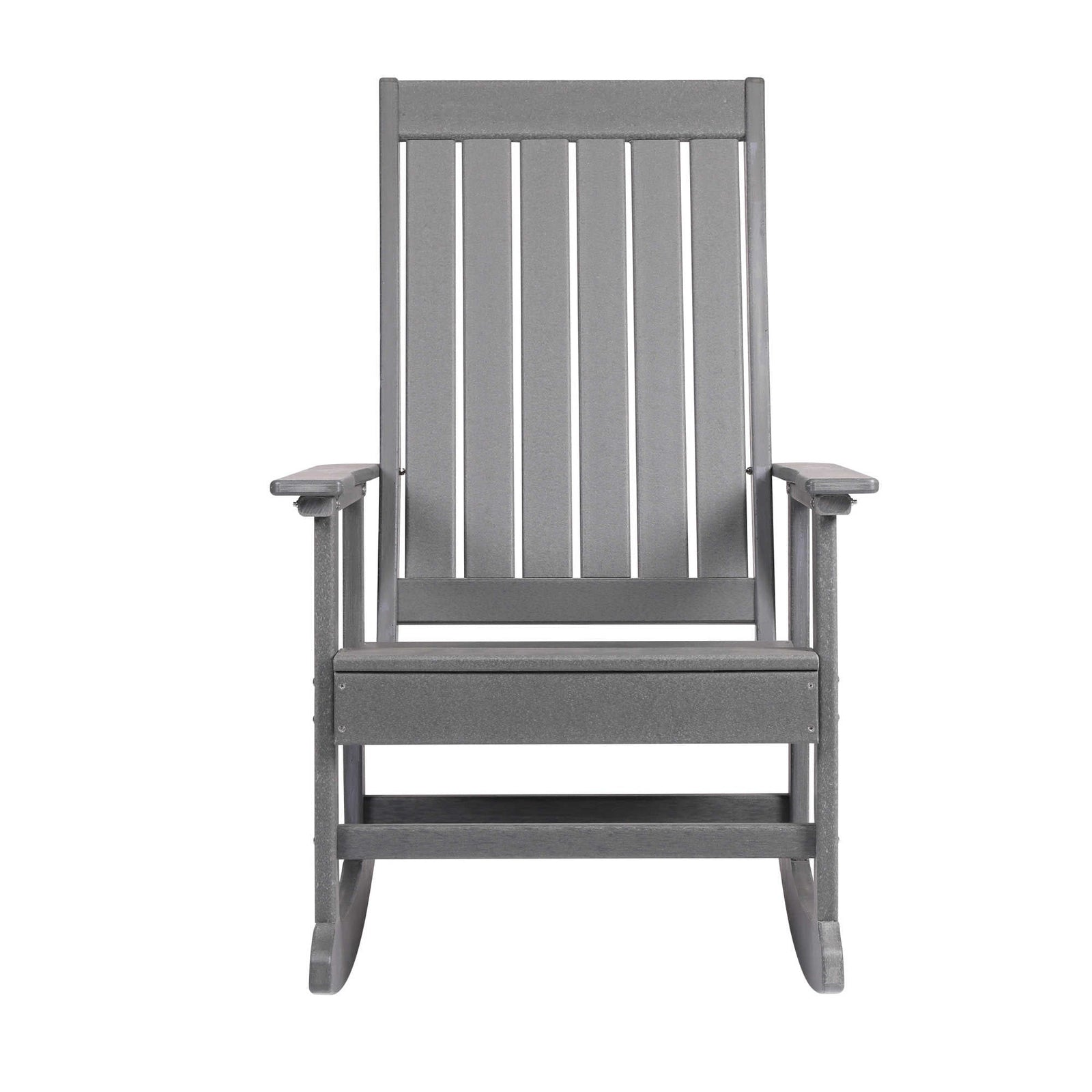 Island Retreat Ez-Care Tek-Wood Adirondack Rocker Patio Furniture & Umbrella