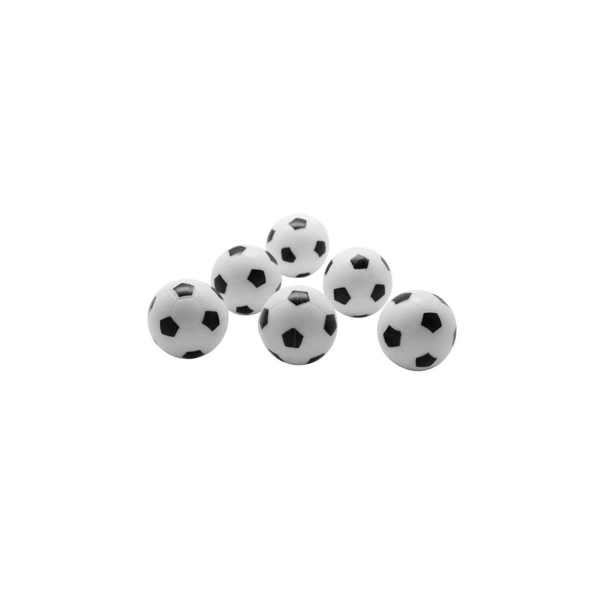 Hathaway Foosballs - Soccer Style Foosballs - 6 Pack Game Room Table