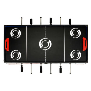 Hathaway Revolver Tabletop Multi-Game - glide hockey surface from above with both strikers