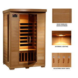 HeatWave Coronado Carbon Sauna Sauna & Spa — dimension and specification diagram (1)