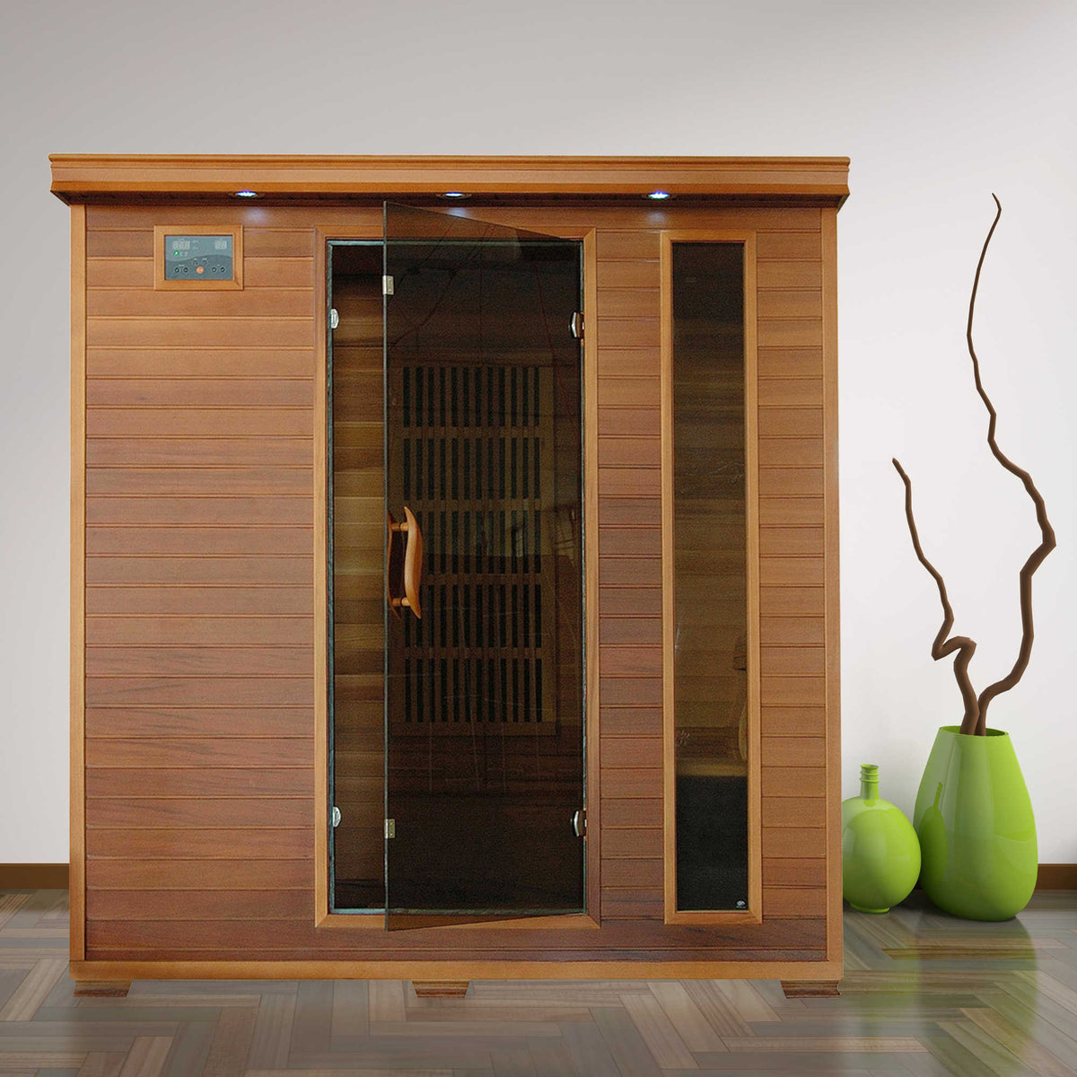 HeatWave Klondike Sauna Sauna &amp; Spa — shown in use