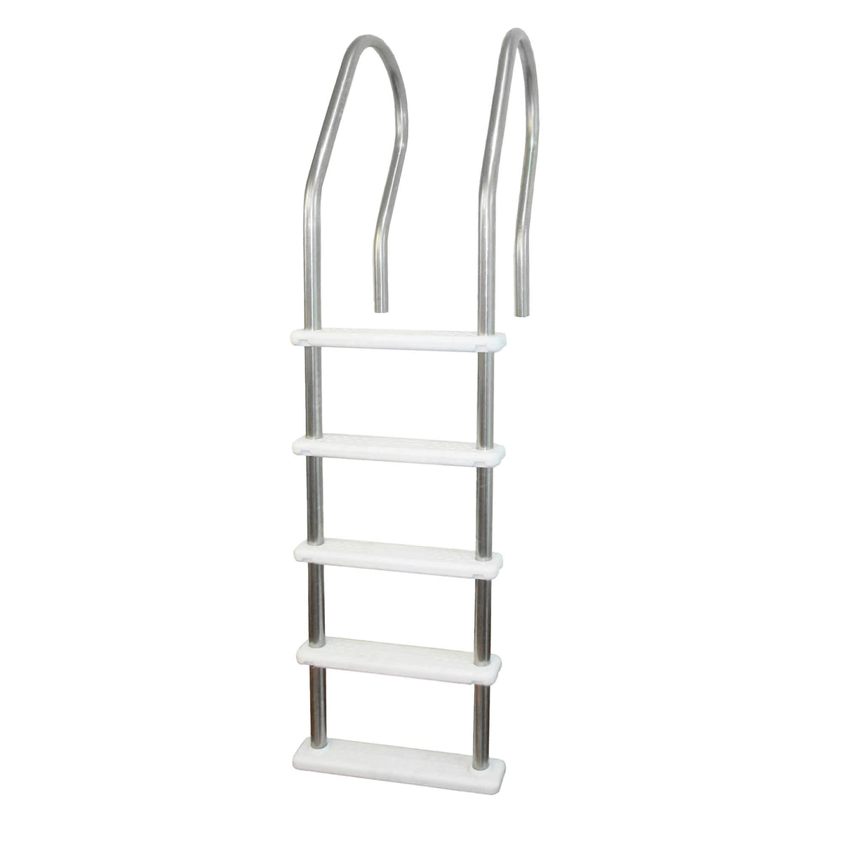 Blue Wave Stainless Steel Reverse Bend In-Pool Ladder for Above Ground Pools Pool Ladder &amp; Step