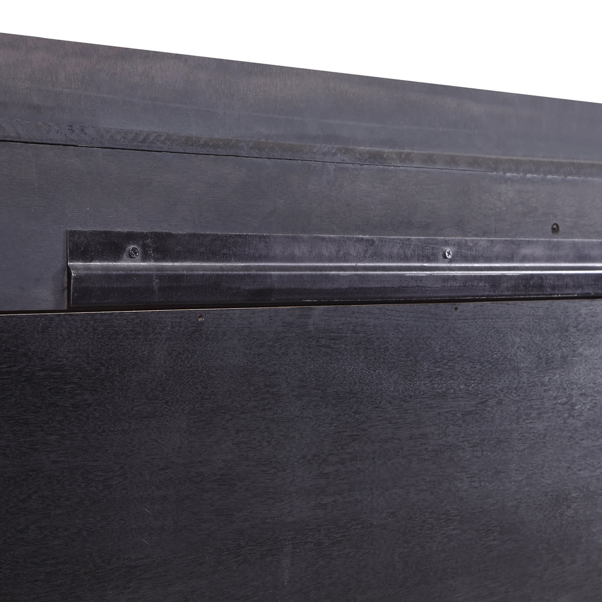 Hathaway Seville Back Bar Mirror - reverse face showing the full-width hanging cleat