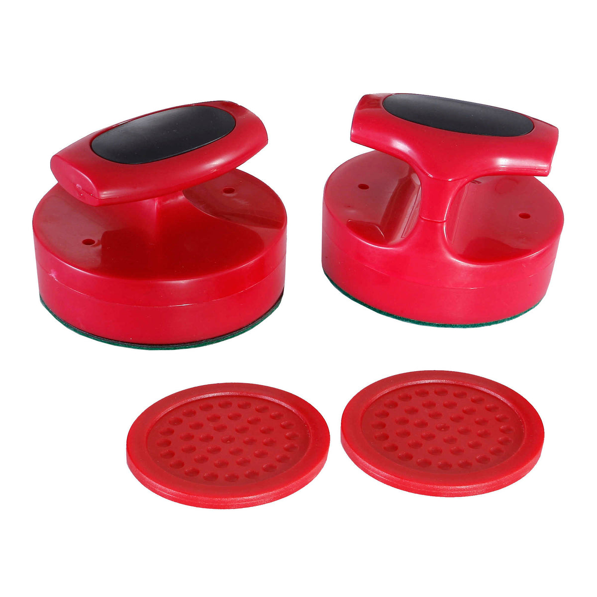 Hathaway Pro-Series Air Hockey 4-in Strikers and 3-in Pucks - Red Game Room Table