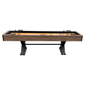 Hathaway Excalibur 9-ft Shuffleboard Table - Driftwood Finish Game Room Table — shown from the opposite side (3)