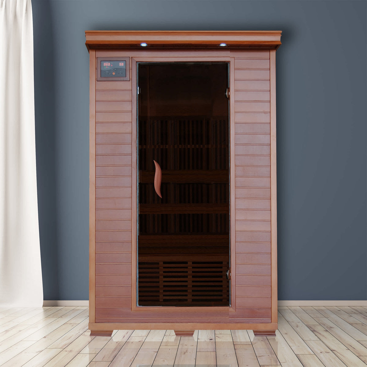 HeatWave Yukon Sauna Sauna &amp; Spa — shown in use