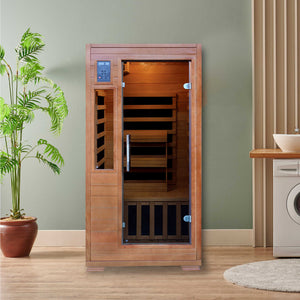 HeatWave Majestic Sauna Series Sauna & Spa — shown in use