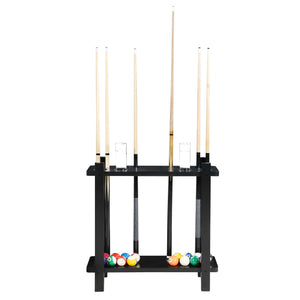 Hathaway Classic Floor Billiard Pool Cue Rack Game Room Table