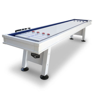 Hathaway Crestline 12-ft Outdoor Shuffleboard Table - White Game Room Table