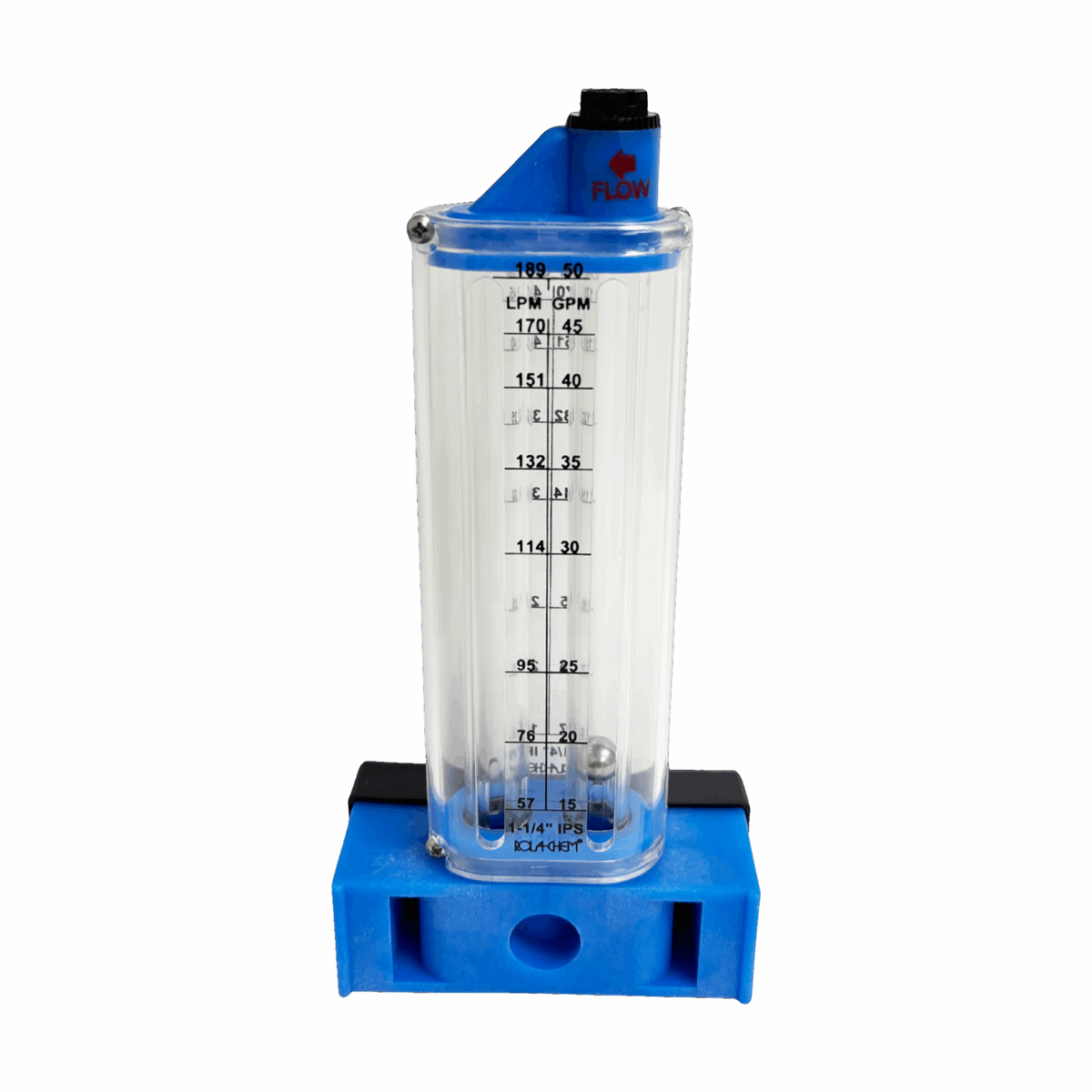 Rola-Chem 1-1/4" PVC Pool Flowmeter