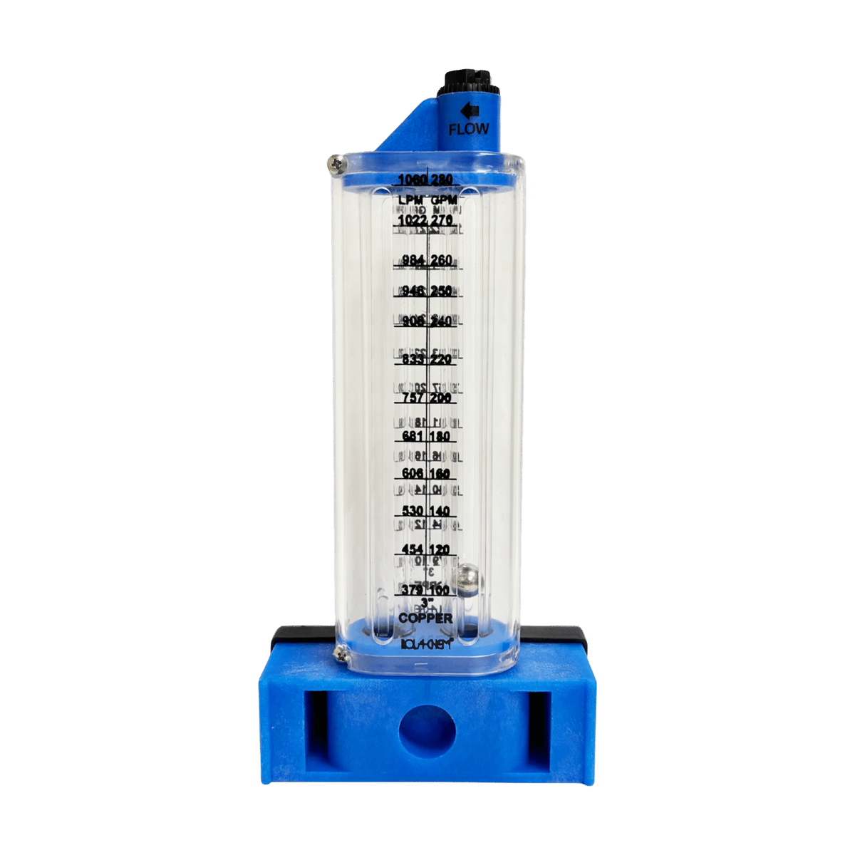 Rola-Chem 3" Copper Pool Flowmeter