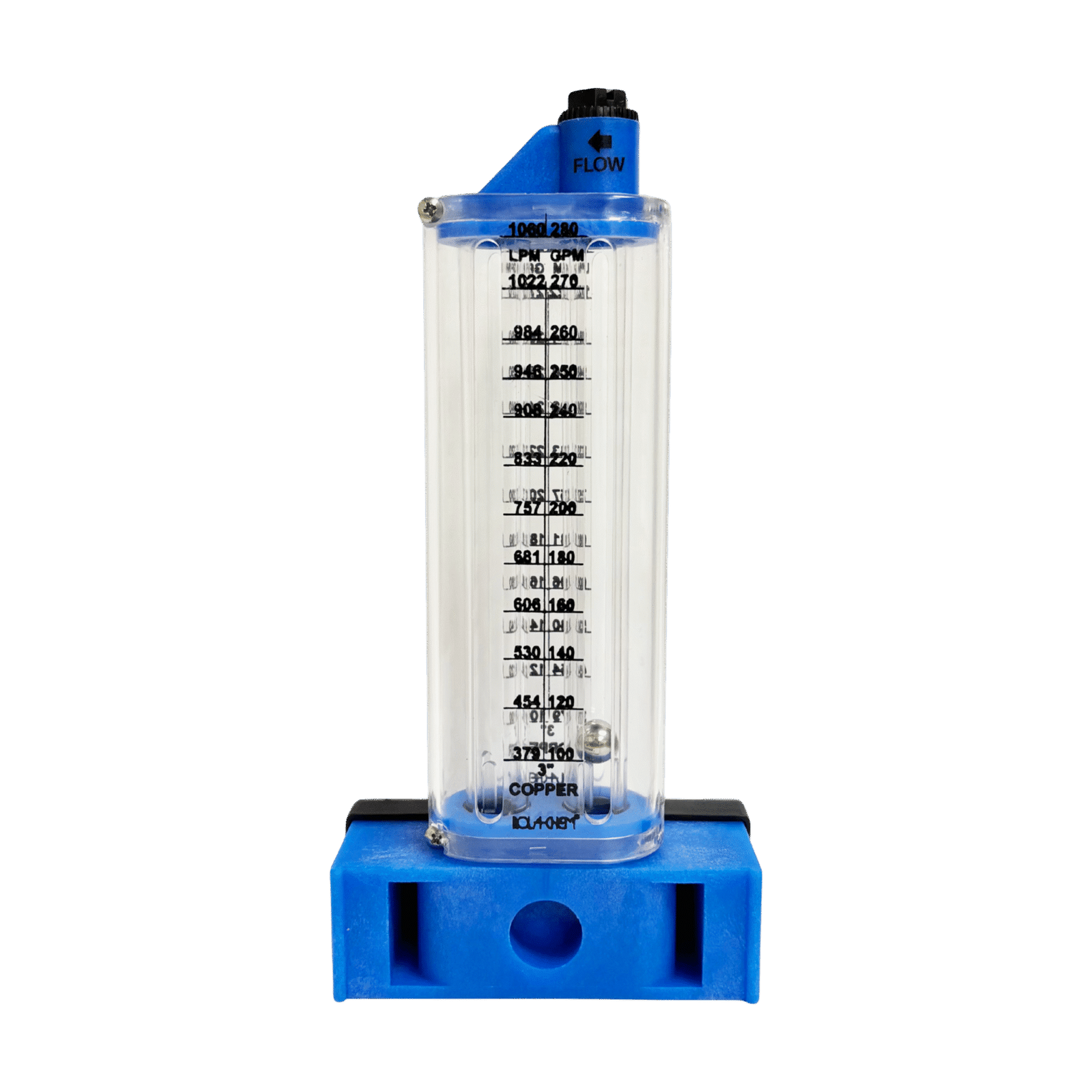 Rola-Chem 3" Copper Pool Flowmeter