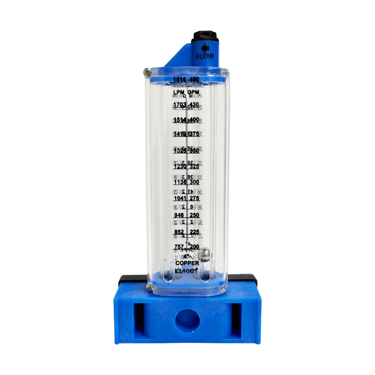 Rola-Chem 4" Copper Pool Flowmeter