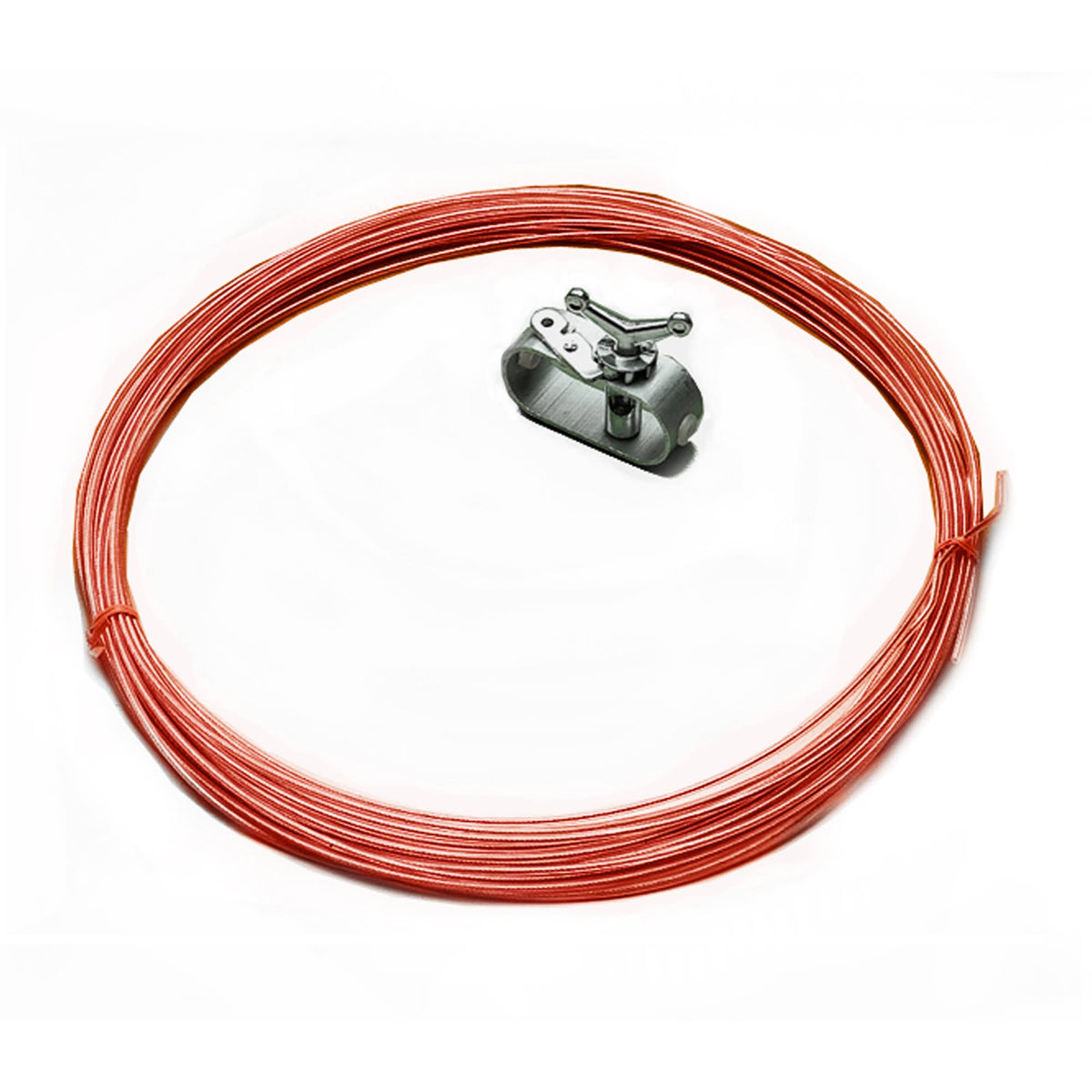 Arctic Armor 8-Year Above Ground Winter Cover - coiled steel cable and winch supplied with the cover