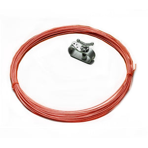 Arctic Armor 8-Year Above Ground Winter Cover - coiled steel cable and winch supplied with the cover