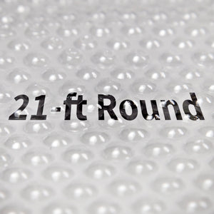 Blue Wave 12-mil Solar Blanket for Round Above-Ground Pools - Clear Pool Cover — Round / 21-ft