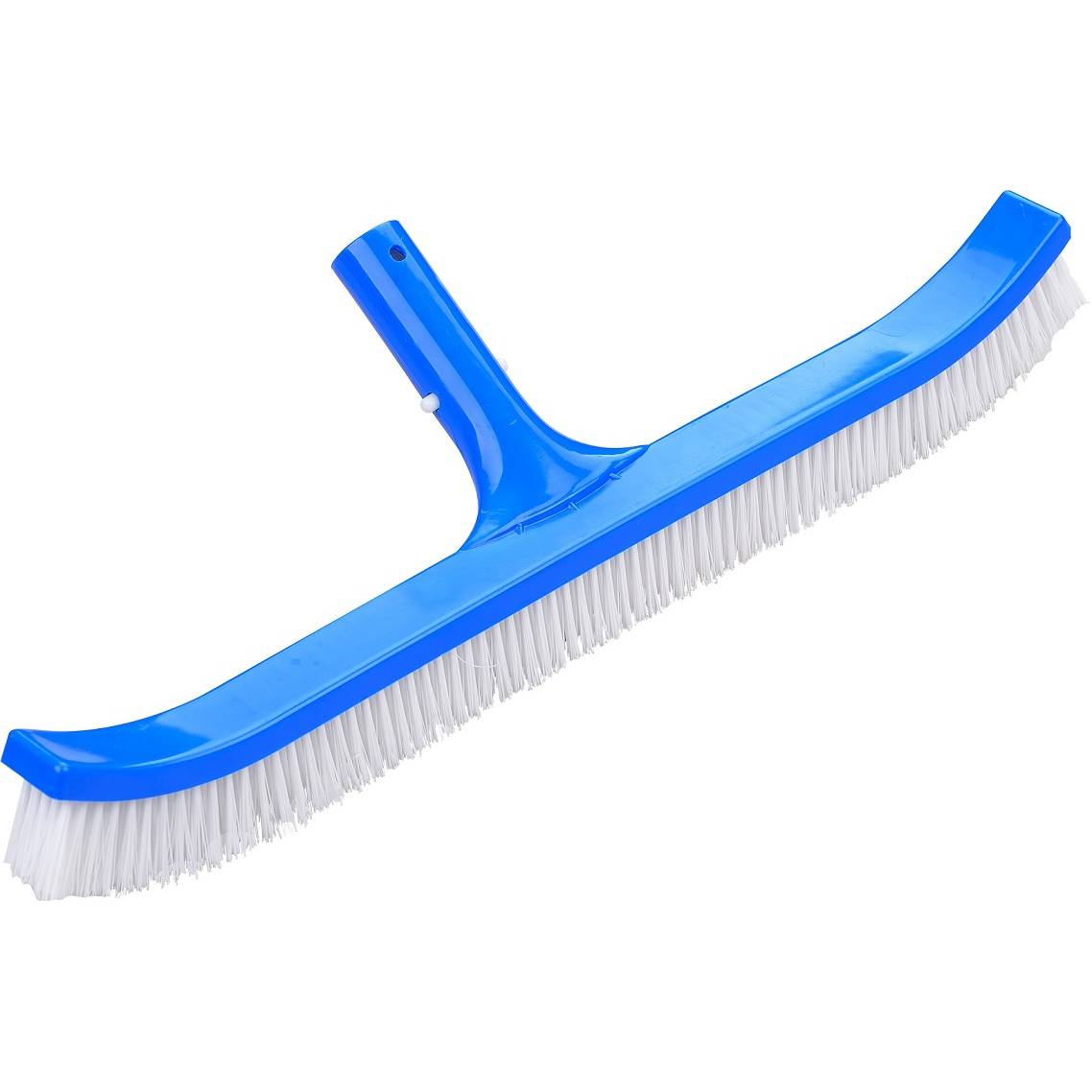 Blue Wave Curved 18in Pool Brush for Walls and Floors with Nylon Fiber Bristles Pool Cleaner &amp; Maintenance