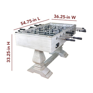 Hathaway Montecito 55-in Foosball Table Game Room Table — dimension and specification diagram