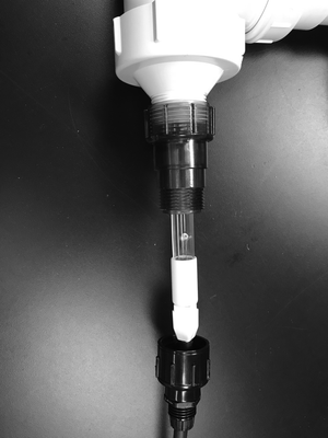 Solaxx Precision UV UV6000A ultraviolet lamp in its quartz sleeve entering the treatment chamber