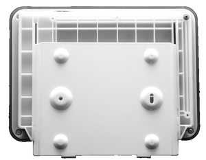 Solaxx Precision UV UV6000A power supply rear face showing the four wall mounting bosses