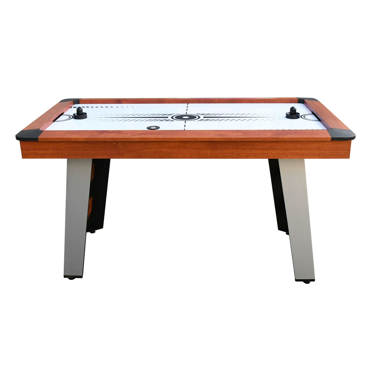 Hathaway Dorsett Air Hockey Table - full table on white showing the ladder-style legs