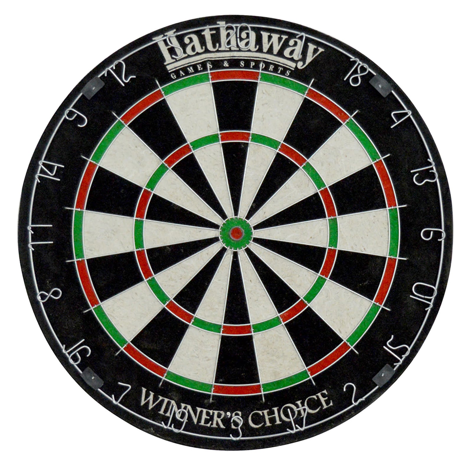 Hathaway Winner's Choice 18-in Bristle Dartboard Game Room Table