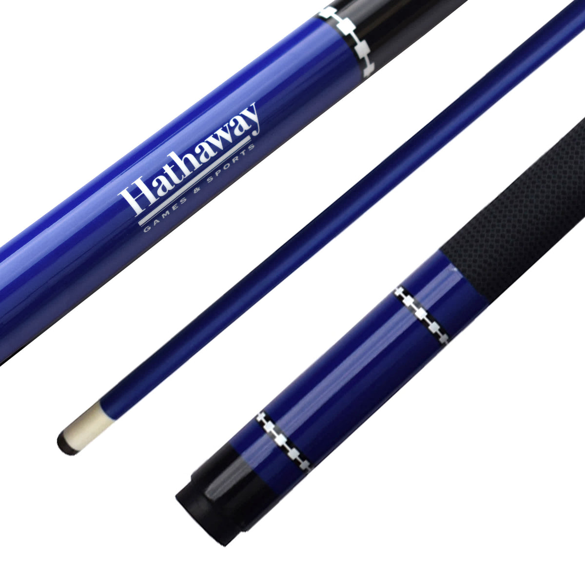 Hathaway Conquest 58-in Cue Stick - Fiberglass Game Room Table — Blue