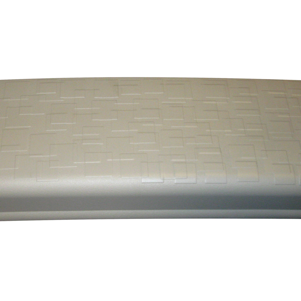 Blue Wave Trinity Above Ground Pool - close-up of the 7-in top rail and its embossed pattern