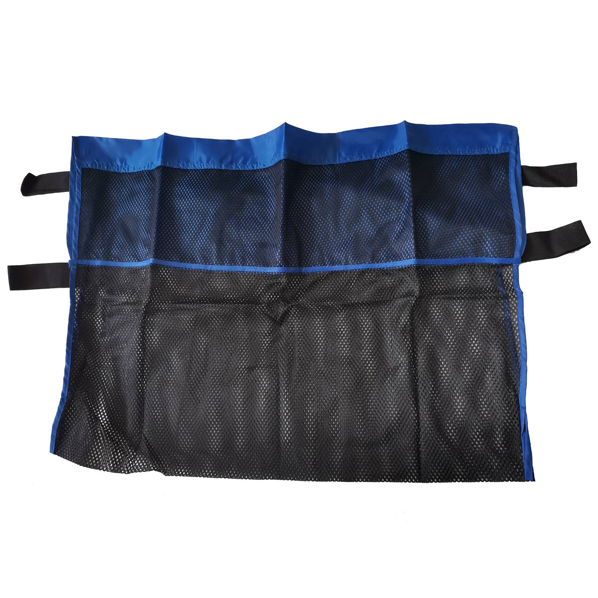 Blue Wave Noodlechair - laid flat, showing the four noodle sleeves along the top edge