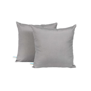Island Retreat All-Weather Outdoor Throw Pillow - Set of 2 Patio Furniture & Umbrella — Slate Grey / Outdoor Throw Pillow