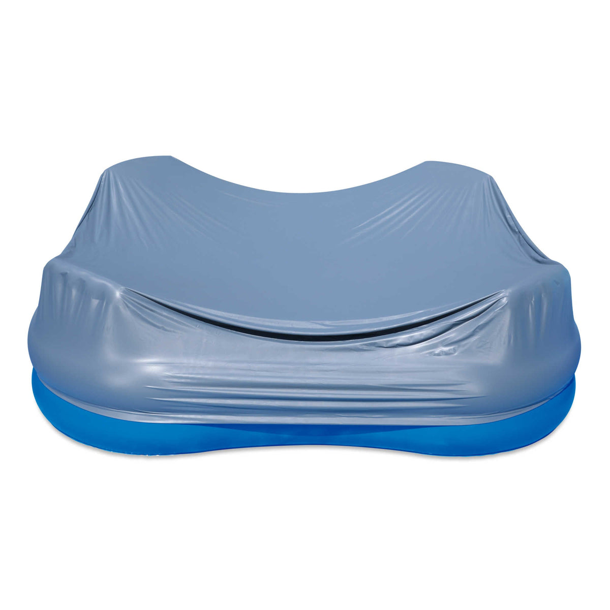 Blue Wave Premier Inflatable Pool - supplied cover fitted over the deflated pool wall