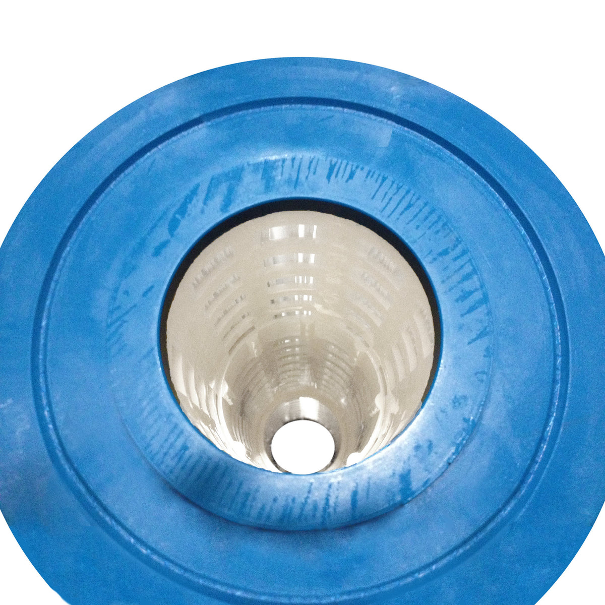 Blue Wave 120 Sq. Ft. Replacement Filter Cartridge - end cap looking down the open pleated core