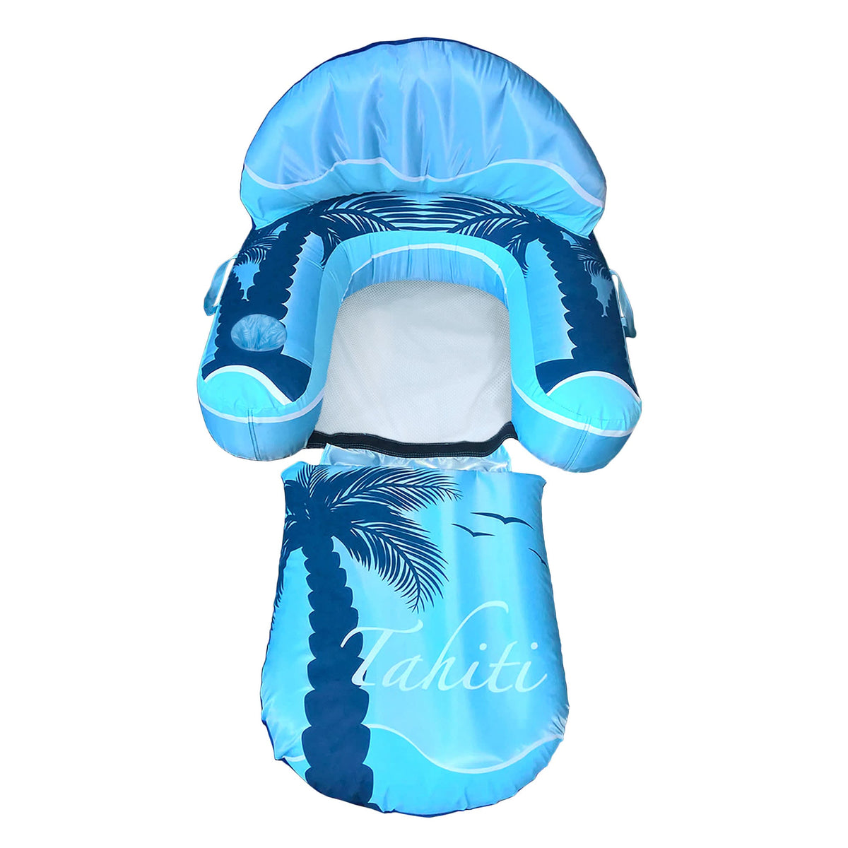 Blue Wave Drift + Escape Inflatable Pool Lounger Pool Float &amp; Toy