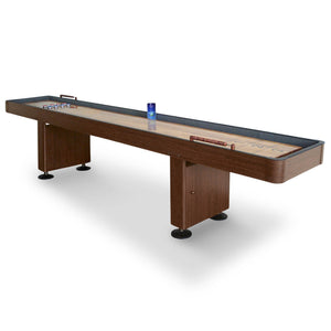 Hathaway Challenger Shuffleboard Table - Walnut Finish Game Room Table — 9-foot / Walnut