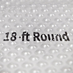 Blue Wave 12-mil Solar Blanket for Round Above-Ground Pools - Clear Pool Cover — Round / 18-ft