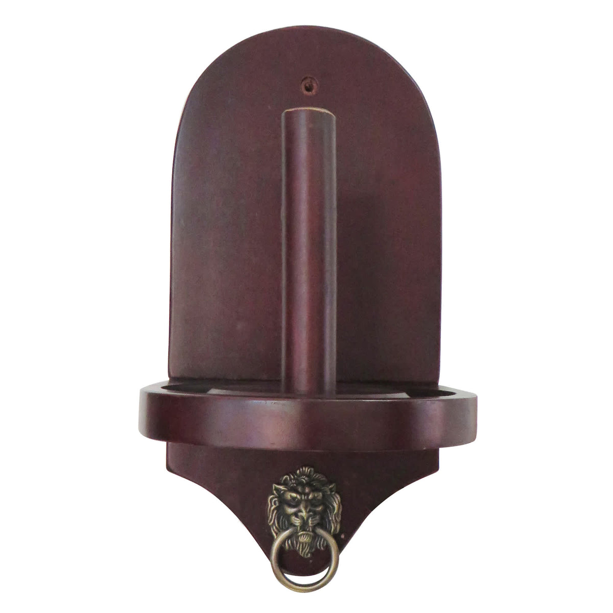 Hathaway Premier Wall-Mounted Cone Chalk Holder Game Room Table — Mahogany