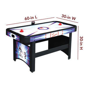 Hathaway Patriot Air Hockey Table - 60 in long, 30 in wide and 30 in high